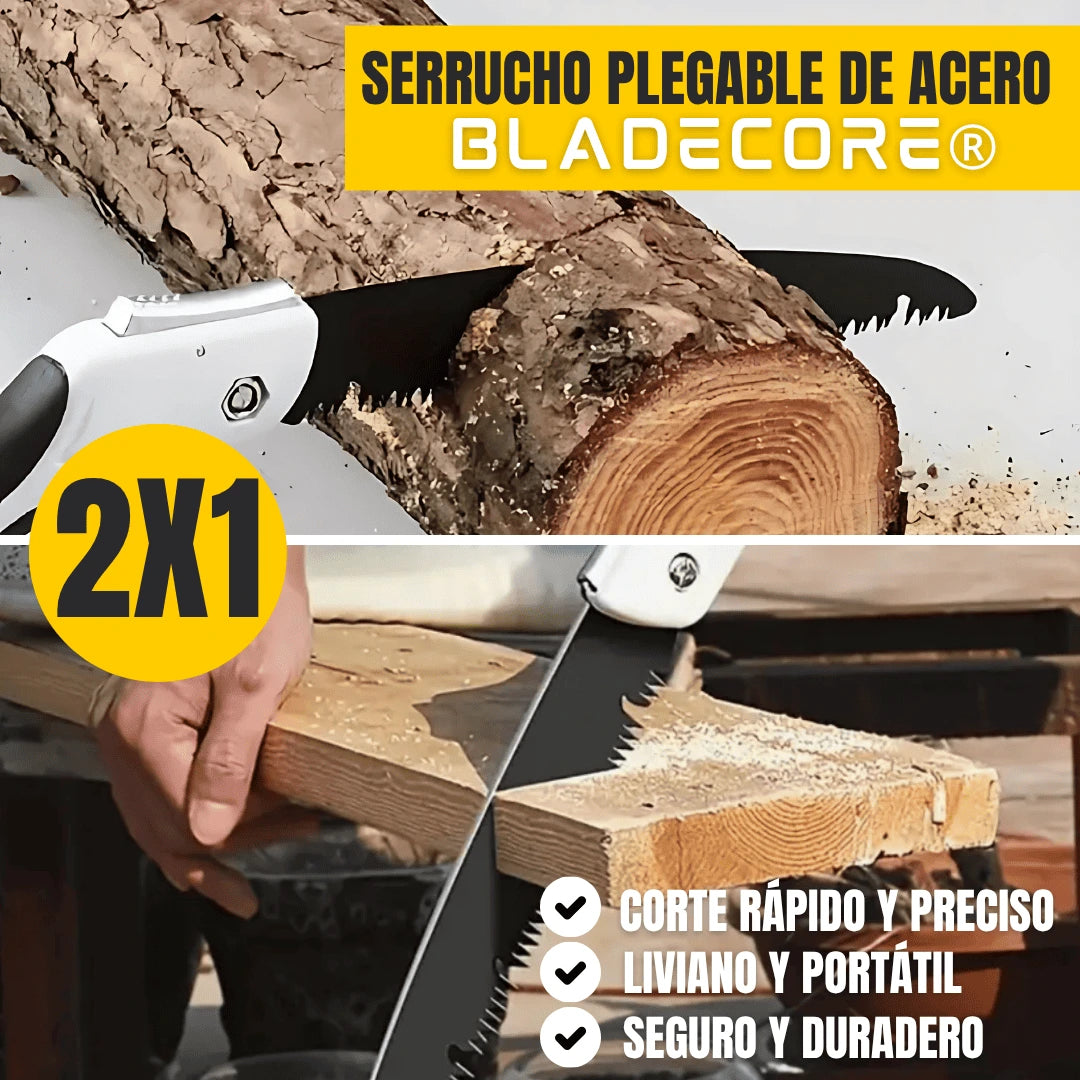 Combo 2X1 - BladeCore®:  Serrucho Plegable de acero | Precisión y fuerza en cada corte