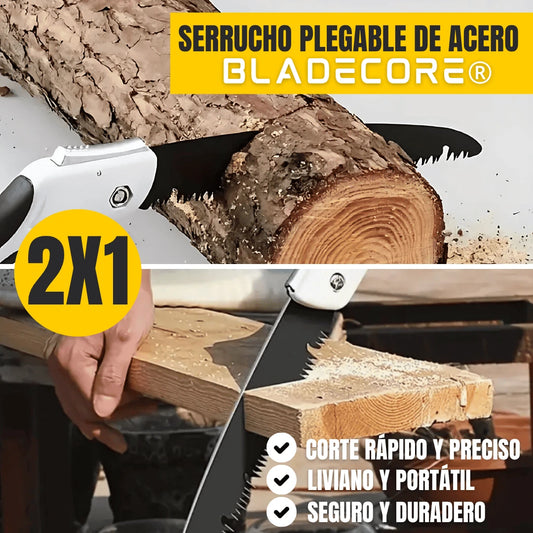 Combo 2X1 - BladeCore®:  Serrucho Plegable de acero | Precisión y fuerza en cada corte